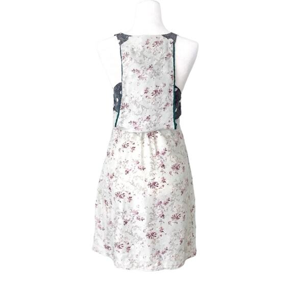 Lerario Beatriz Ditsy Floral Silk Dress Size 8 Lagenlook Summer - Picture 3 of 7